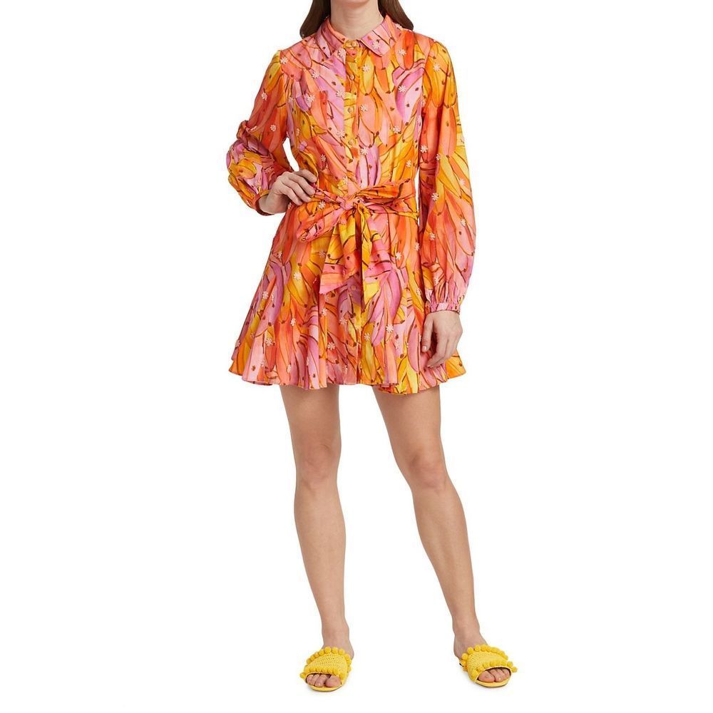 Farm Rio Ombré Bananas Minidress